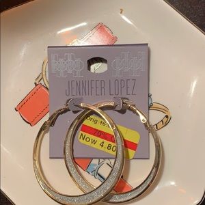 Never worn J Lo earrings